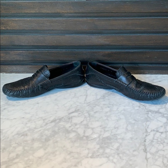 GUCCI Kanye Embossed GG Driving Shoe in black - Picture 6 of 7